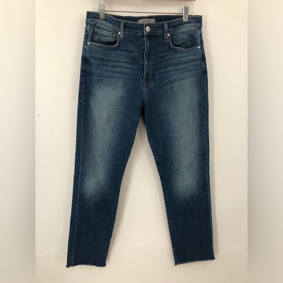 Joes jeans 31x28 high rise skinny ankle dark brades raw hem 0684 - Picture 1 of 9